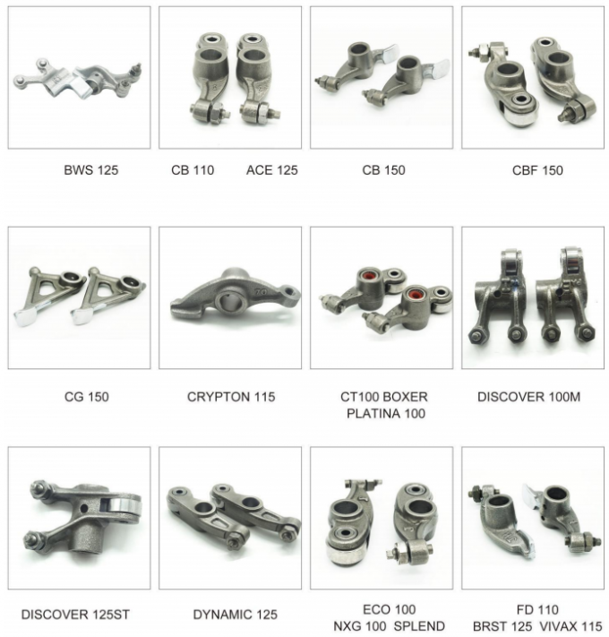 OEM Engine Parts Valve Rocker Arm Assembly for Motorbike TVS100