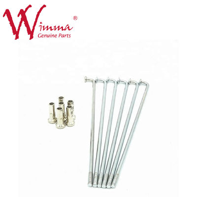 Quality  Motorcycle Spoke Set C90 Custom Motorcycle Spokes And Nipples WIMMA Chrome Zinc Plating factory