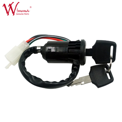 Motorcycle Ignition Switch For Honda CG125 4 Pins Black Universal With 2 Keys And Competitive Price