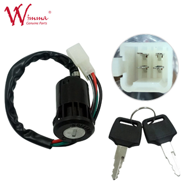 Motorcycle Ignition Switch For Honda CG125 4 Pins Black Universal With 2 Keys And Competitive Price