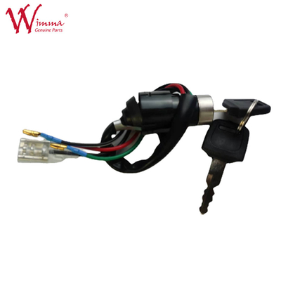 Motorcycle Ignition Switch Assembly For JH70 Push Button 4 Wires With 2 Keys Good Quality