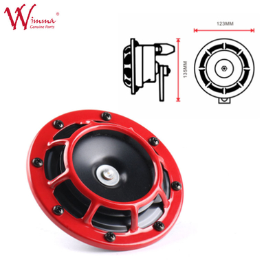 Motorcycle Speaker Horn Super Loud Blast Tone Grill Mount 12v Electric Horn 4ω Black