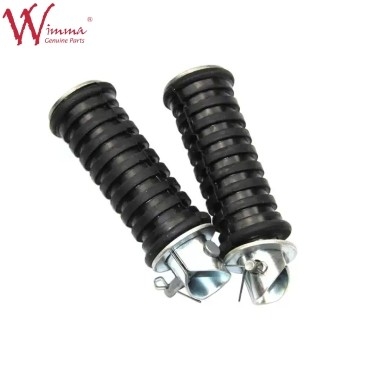 Motorcycle Rear Footrest Pegs For Suzuki AX100 Motorcycle Footrest Pedal Black 43069-03000-000 Rear Foot Step