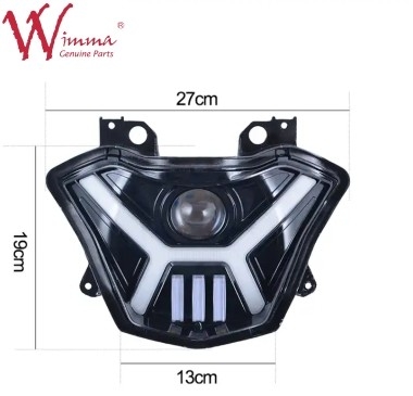 LED Headlight A Sleek Black For Kawasaki Z650 And Versys X 300