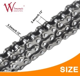 Motorcycle Transmission Chain O Ring Type High Performance 120 Links Length