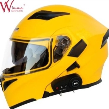 Motorcycle Full Face Helmet Electronic Bike Windproof Fog Proof With Adjustable Vents