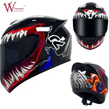 DOT Full Face Moto Helmet with Washable Lining Motorcycle helme Wholesale Price Custom Logo Helmets Factory manufacturer