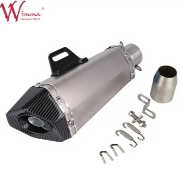 Motorcycle Exhaust Pipe Muffler Silencer 51mm For Exhaust System Performance Enhancement Sound Effects Weight Reduction