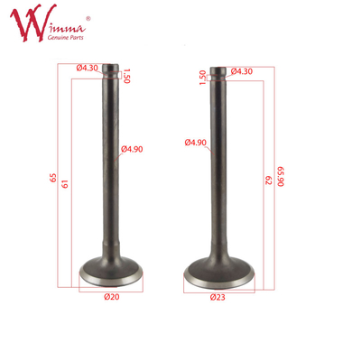 Intake Exhaust Valve For Motorcycle Engine Three Wheel 110CC