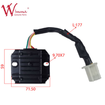 Motorcycle Regulator Rectifier Black Color Good Performance ENDURO200