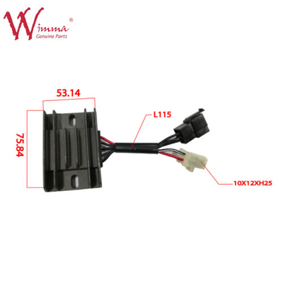 Motorcycle Regulator Rectifier Black Color Good Quality QM200GY