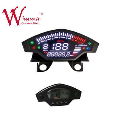 Motorcycle Speedometer Assy Universal RZ180 Adjustable Speed Electronic Meter ABS Plastic / Iron Material