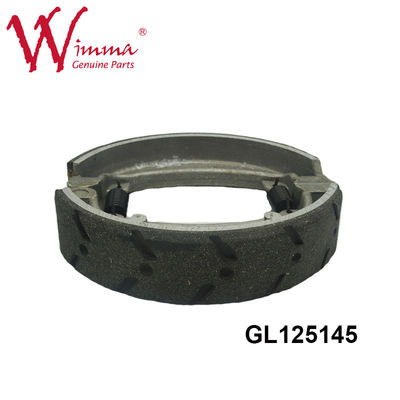Brake Shoes Motorcycle Brake Parts GL125145 Motorbike Hot Sale Black Slotted