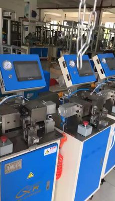 Cable Cutting End Forming Machine ，Auto Cable Machine 100pcs/Hour  , Dia1-2.5mm